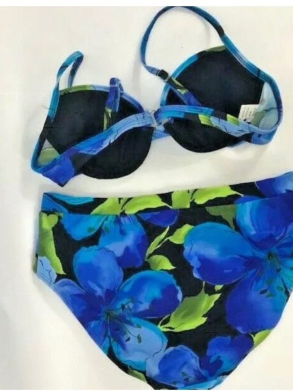 Spiegel Long Rise | UNDERWIRE | Bikini, Floral | M | WELL MADE, adjustable, EUC - Picture 3 of 6